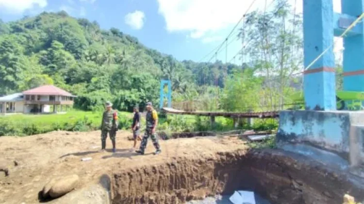 Tim Wasdal Kodam XIII Cek Pembangunan Jembatan Garuda dan KDKMP di Boltim
