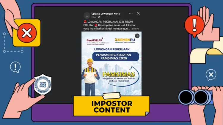 Hoaks Tautan Pendaftaran Pendamping Progran Pamsimas