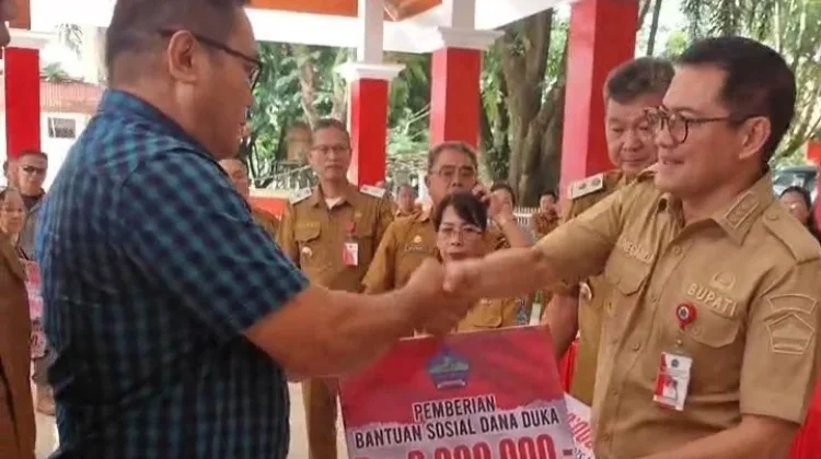Pemkab Minut Salurkan Bantuan Sosial Dana Duka bagi 253 Ahli Waris