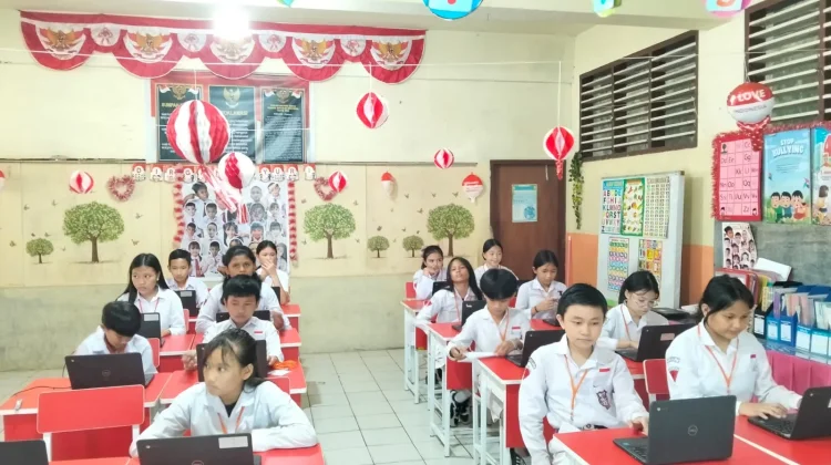 TKA di SDN 17 Manado Berjalan Lancar, Diikuti 30 Siswa