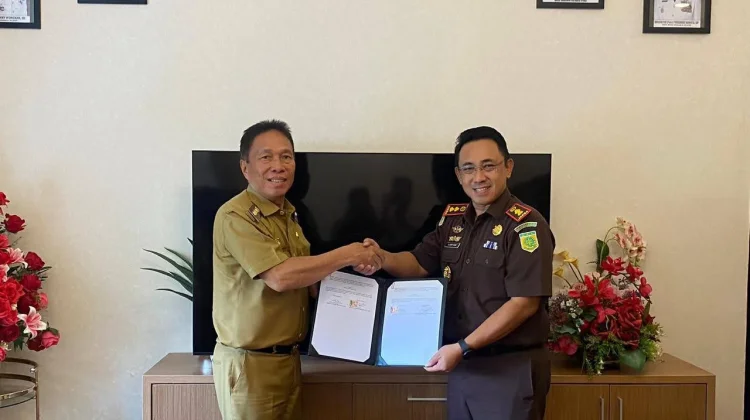 Penandatanganan Nota Kesepakatan Pemerintah Kabupaten dan Kejari Minsel