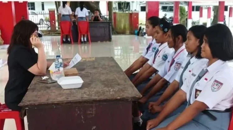 Dikawal Kesbangpol, Calon Paskibraka Minut Jalani Tes Kepribadian