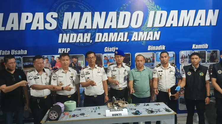 Kakanwil Ditjenpas Sulut Haposan Silalahi Pimpin Langsung Sidak di Lapas Manado