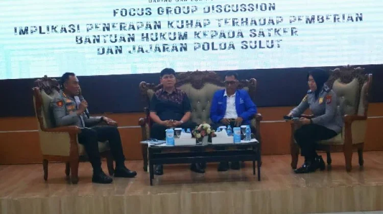 Pusat Studi Kepolisian Polda Sulut Gelar FGD Implementasi UU KUHP dan KUHAP Baru