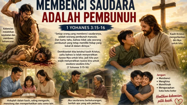 RHK Kamis, 30 April 2026 Membenci Saudara Disamakan dengan Pembunuhan