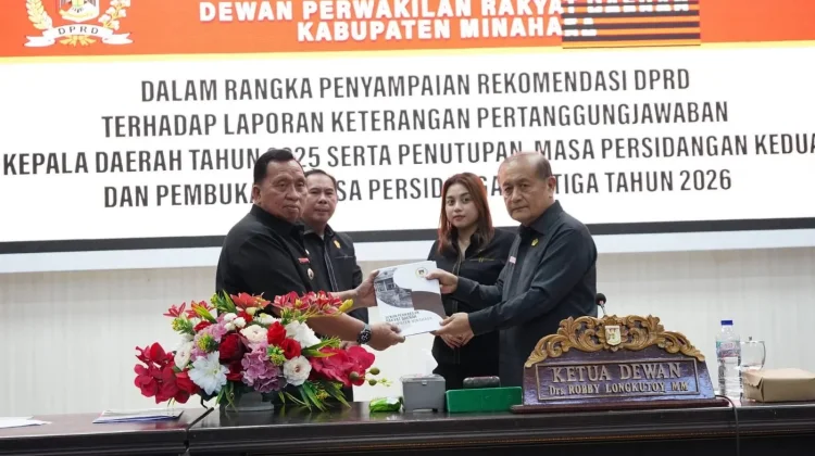 Bupati RD Terima Penyampaian Rekomendasi LKPJ 2025