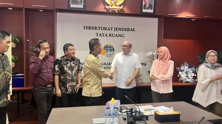 Bupati Minsel Kunker ke ATR/BPN RI