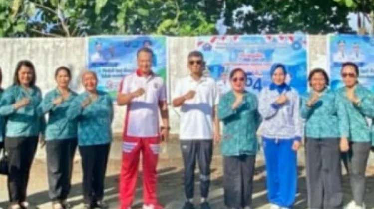 Kapolres Talaud Hadiri Puncak Perayaan HKG PKK ke-54 di Melonguane