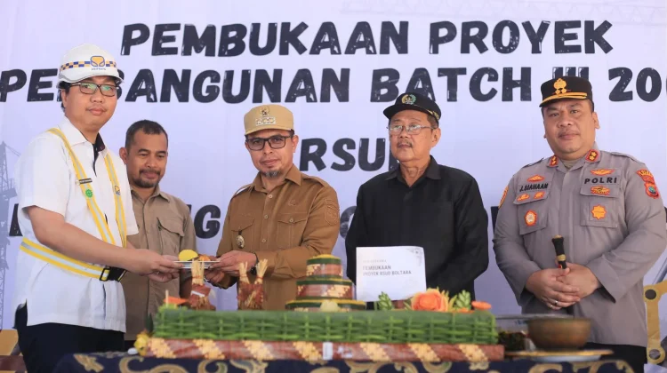 Syukuran Pembukaan Dimulainya Proyek Pembangunan Batch III Gedung RSUD Boltara