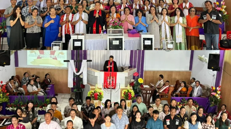 Pelantikan Panitia  Pemilihan Pelsus  Warnai Ibadah Minggu GMIM  Petra Poopoh