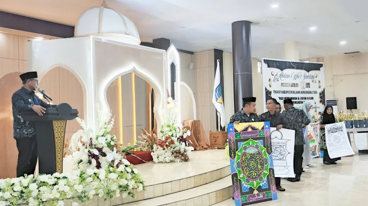 Bupati Boltara Lelang Karya Kaligrafi Juara MTQ 2026