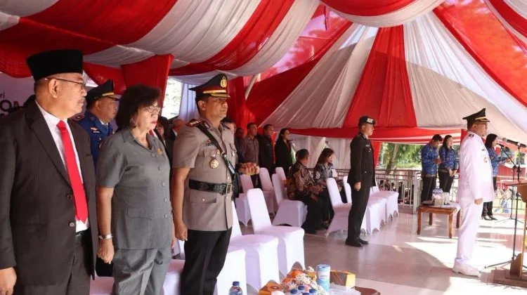 Kapolresta Manado Hadiri Upacara Peringatan Hari Otonomi Daerah ke-30