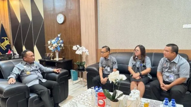 Kunjungan Kepala Bapelkum Bitung, Kakanwil Kemenkum Sulut Tekankan Sinergi