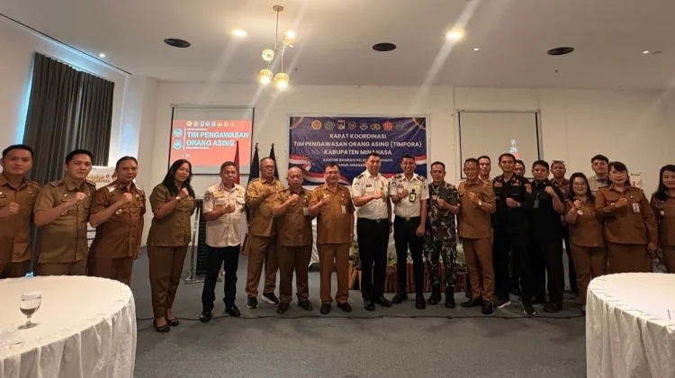 Perkuat Sinergi POA, Kanim Manado Gelar Rapat TIMPORA di Minahasa
