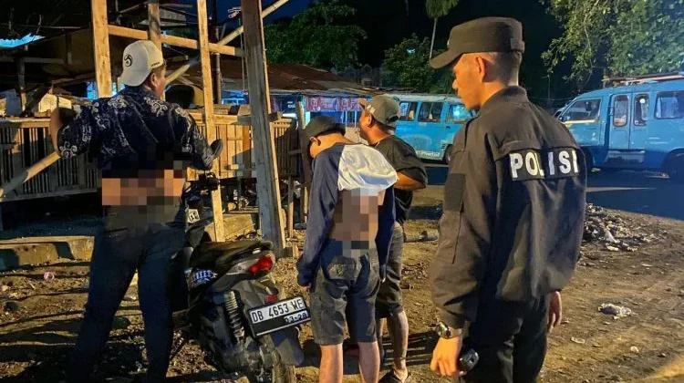 Cegah Gangguan Kamtibmas, Polsek Tikala Gelar SIBULAN Dini Hari