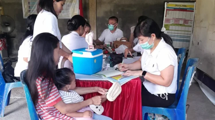Posyandu ILP, Puskesmas Airmadidi Sasar Desa Sampiri