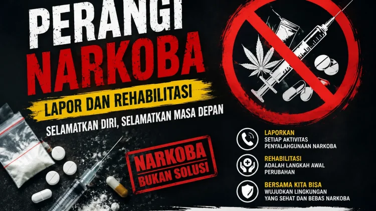 Perangi Narkoba, Polresta Manado Ajak Warga Lapor dan Rehabilitasi