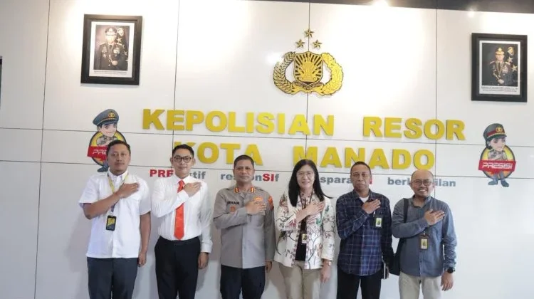 Kapolresta Manado Terima Audiensi Kepala KPP Pratama Manado