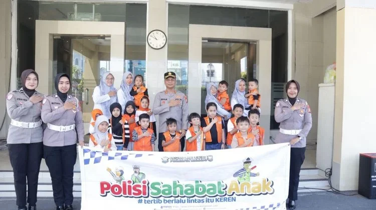 Polresta Manado Terima Kunjungan TK Khalifah Manado dalam Program Polisi Sahabat