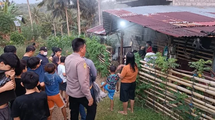 Polsek Tombulu Cepat Amankan TKP Penemuan Warga Meninggal di Desa Kembes Satu