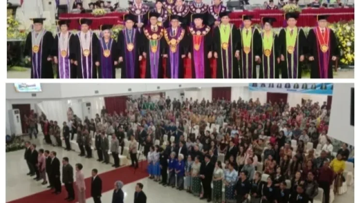 10 Guru Besar Unsrat Dikukuhkan, Rektor: Jadi Cahaya bagi Generasi Muda