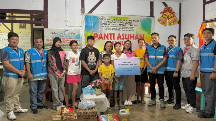 PLN UP3 Tahuna Hadirkan Senyum di Panti Asuhan Imanuel