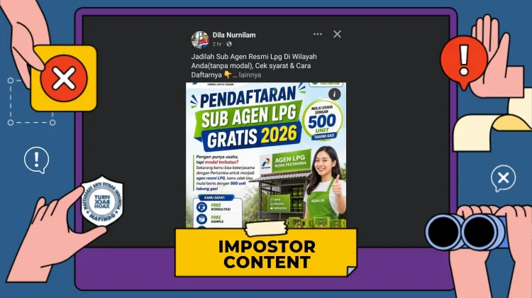 Hoaks Tautan Pendaftaran Sub Agen LPG