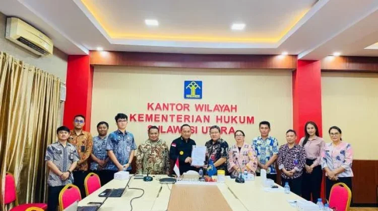 Kemenkum Sulut dan Pemkab Minsel Bahas Penetapan Bank Penyalur Dana UPLAND