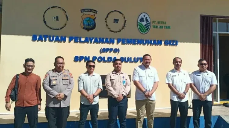 Anggota Komisi III DPR RI Tinjau Dapur MBG di SPN Polda Sulut