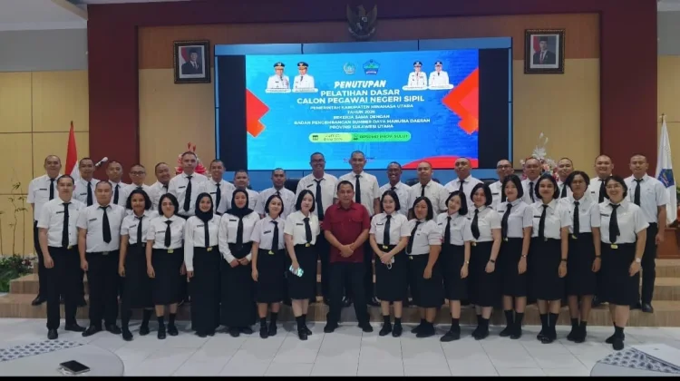 Rampungkan Latsar, 36 CPNS Minut Motor Pengerak Birokrasi Handal