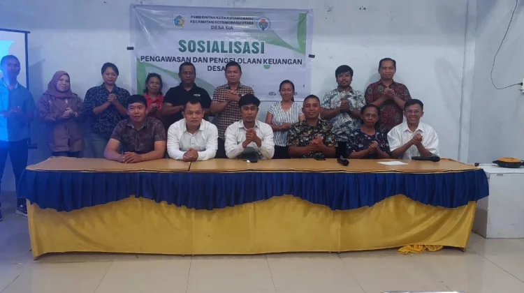 Unit Tipidkor Satreskrim Polres Kotamobagu Edukasi Pengawasan Dandes di Desa Sia
