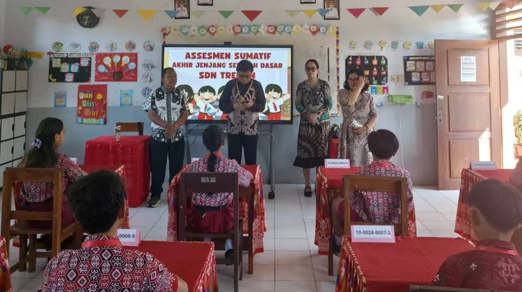 Asesmen Sumatif SDN Treman Berjalan Kondusif