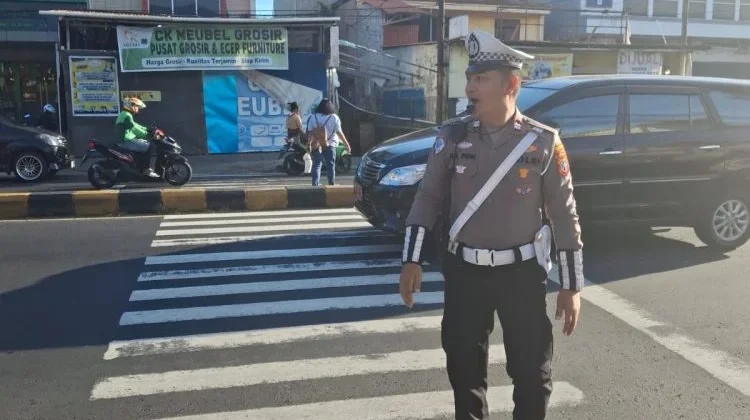 Polsek Malalayang Intensifkan Giat Pos Cakalang Demi Kelancaran Arus Lalu Lintas