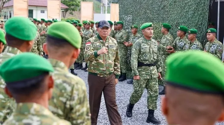 Kunker Menhan guna Amankan Kedatangan Presiden Prabowo ke Sulut dan Gorontalo