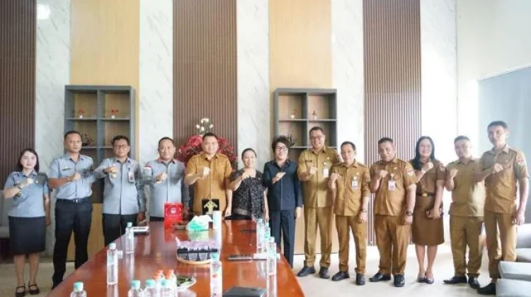 Kakanwil Kemenkum Sulut Audiensi dengan Pemkab Minahasa Tenggara