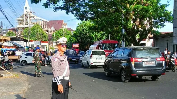 Polsek Malalayang, Dishub dan Pom TNI Gelar Penertiban Microlet