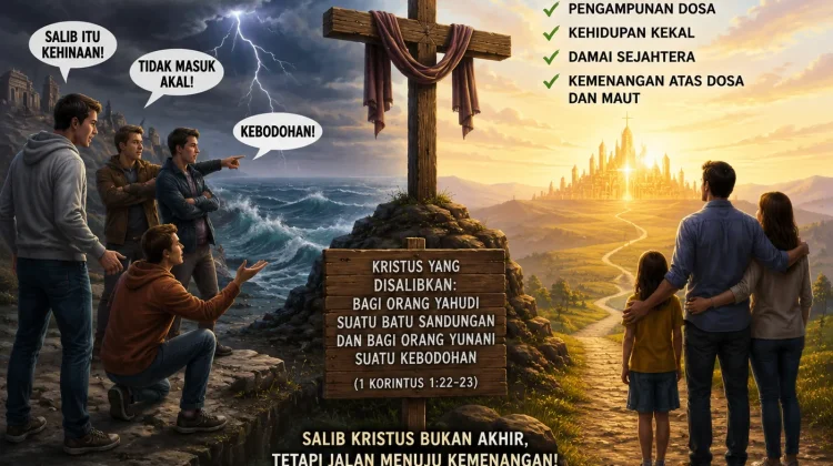 RHK Selasa, 12 Mei 2026 Salib Kristus Adalah Kemenangan 1 Korintus 1:22–23