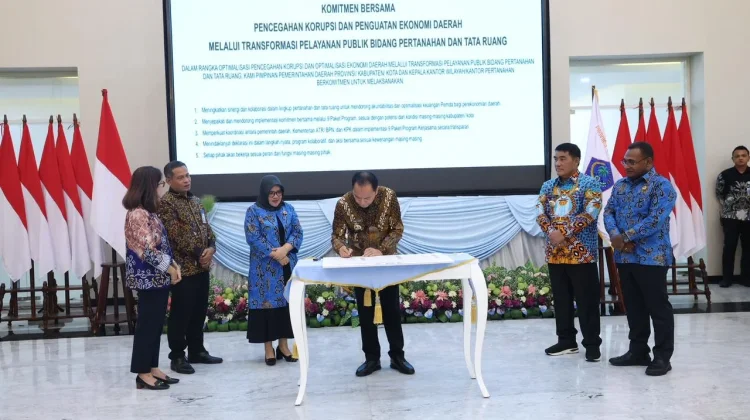 Pemkot Tomohon Teken Komitmen Pencegahan Korupsi Bersama KPK-RI dan ATR/BPN