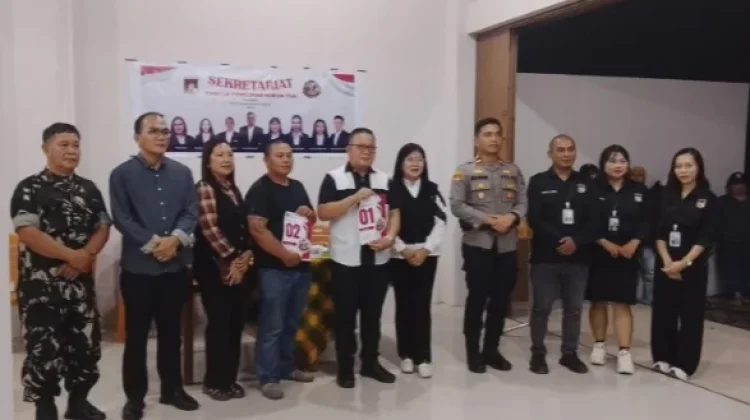 Penetapan Calon dan Pengundian Nomor Urut Pilhut Karondoran Berlangsung Lancar