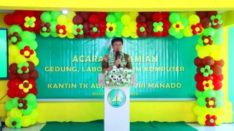 Wali Kota Andrei Angouw Resmikan Gedung TK Adhyaksa VIII