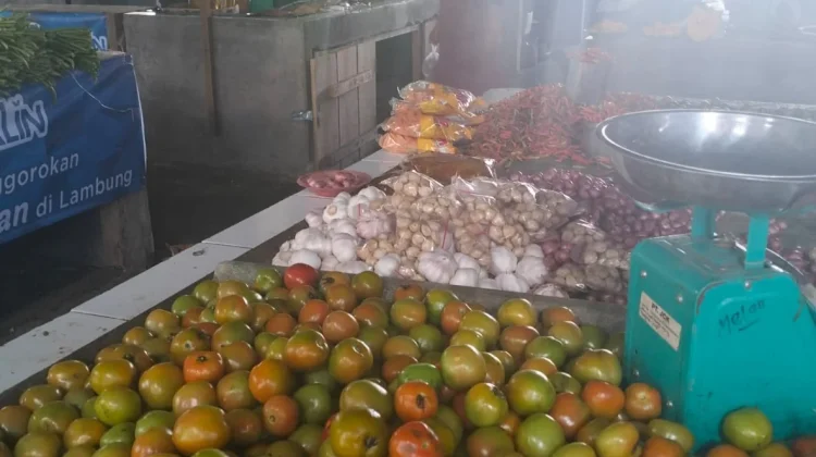Dinas Perdagangan Minut Monitoring Harga Bapok di Pasar Kauditan