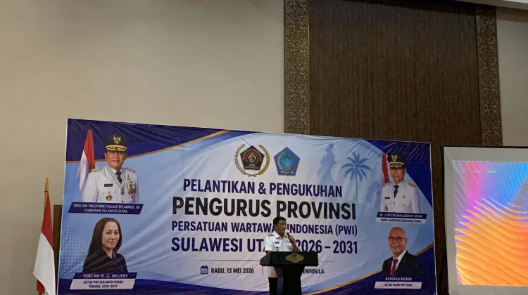 Pelantikan PWI Sulut: Gubernur Tekankan Kompetensi dan Etika Wartawan