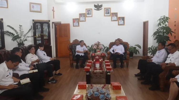 Caroll-Sendy Terima Kunjungan Kanwil Kemenkum Sulut