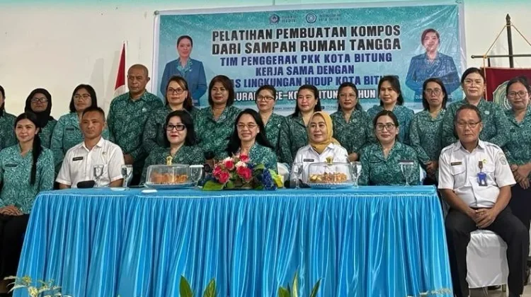 TP PKK dan DLH Bitung Edukasi Warga Madidir Kelola Sampah