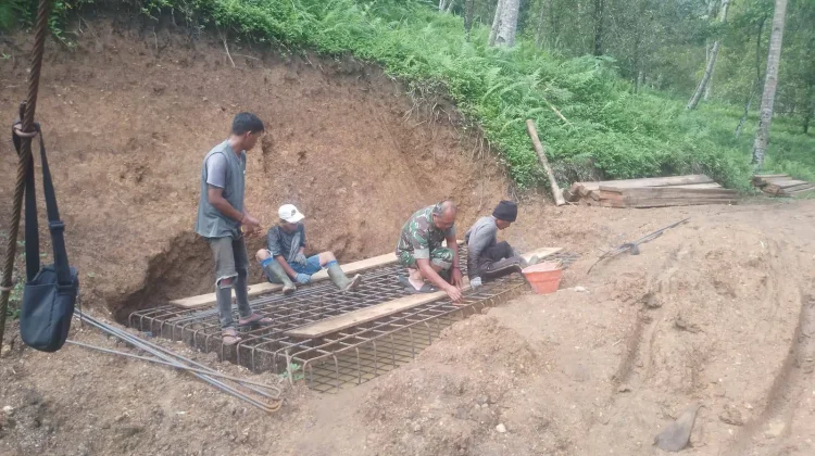 Pembangunan Jembatan Perintis Garuda di Ranoyapo Capai 57,30 Persen