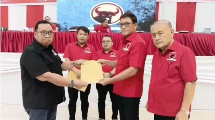 Frangky Wolayan Resmi Gantikan Robby Longkutoy sebagai Ketua DPRD Minahasa