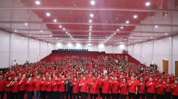PDIP Minahasa Gelar Musancab, Olly Dondokambey Tekankan Soliditas Pemilu 2029
