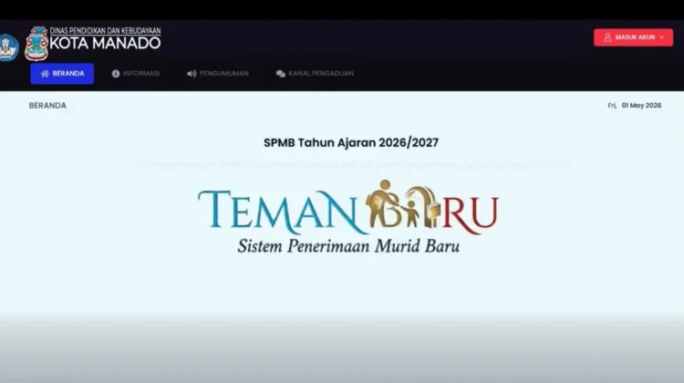 SPMB Manado 2026 Hadirkan Aplikasi Teman Baru