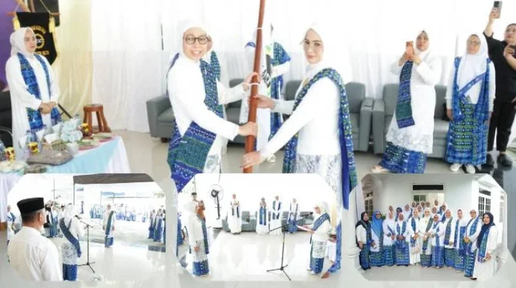 Dilantik Yasti Soepredjo, Rosita Manoppo Pobela Resmi Pimpin BKMT Boltim