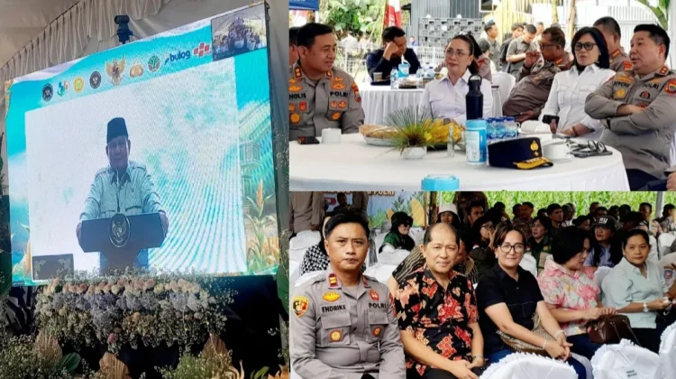 Wabup Vanda Sarundajang Hadiri Panen Jagung dan Peresmian Gudang Pangan di Sonder